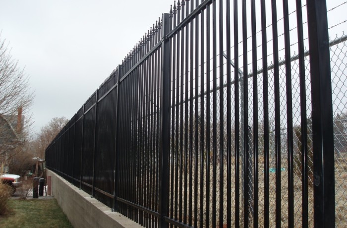 commercial wrought iron fence