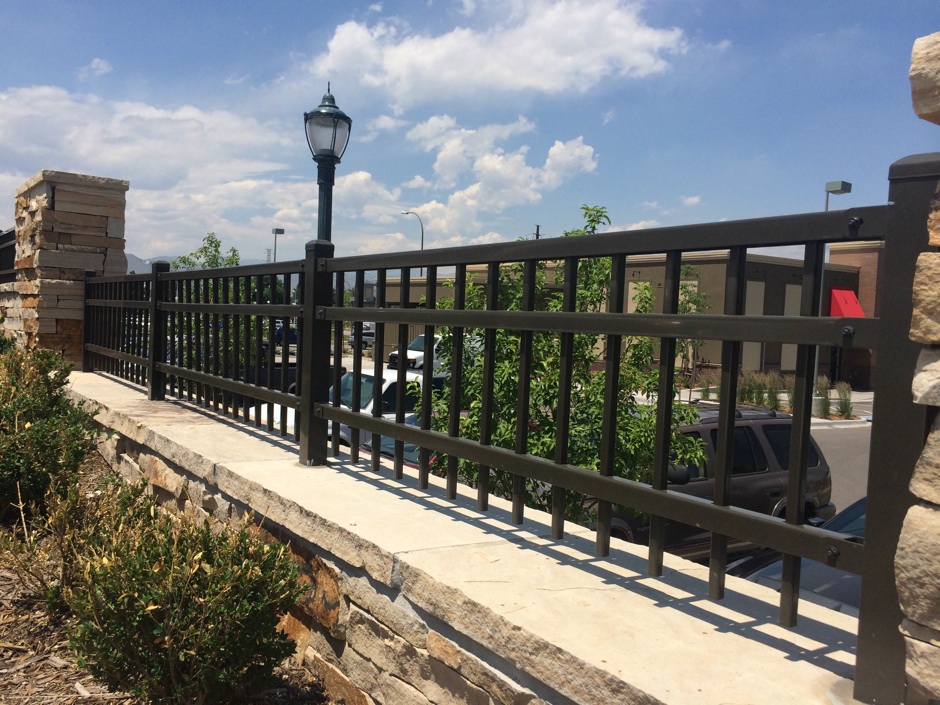 commercial wrought iron fence