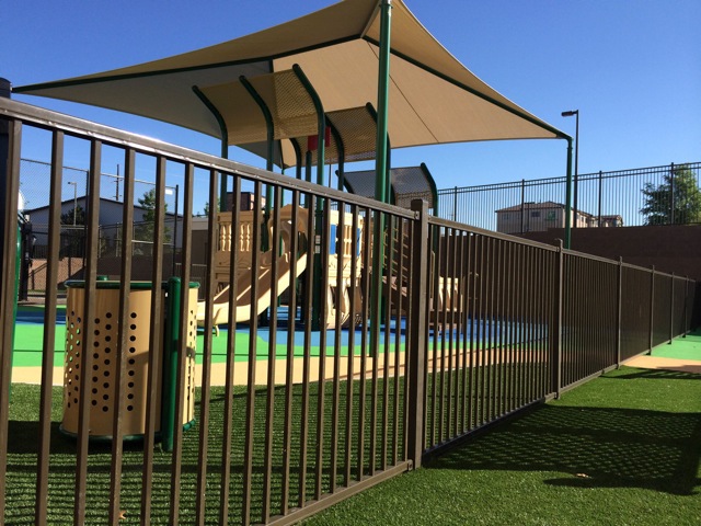 commercial wrought iron fence